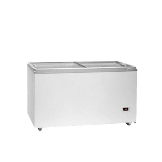Ларь морозильный со стеклянной крышкой Бирюса-560DZQ